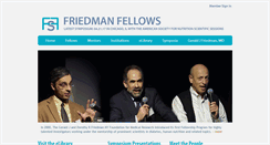 Desktop Screenshot of friedmanfellows.com