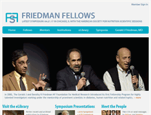 Tablet Screenshot of friedmanfellows.com